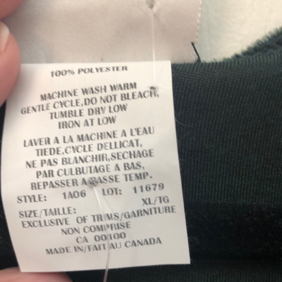 Velvet-feel Deep-Green Shell  —  NEW - Picture 3 of 4